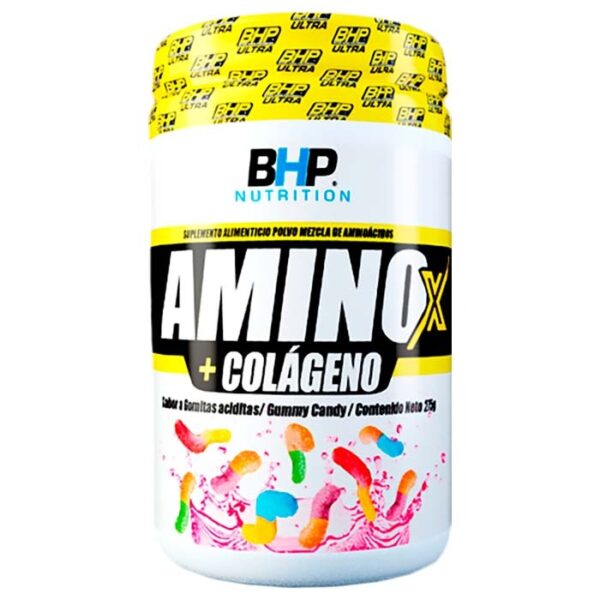 BHP Amino X + Colageno Ultra Gomitas Aciditas 25 serv
