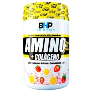 BHP Amino X + Colageno Ultra Limonada de Fresa 25 serv