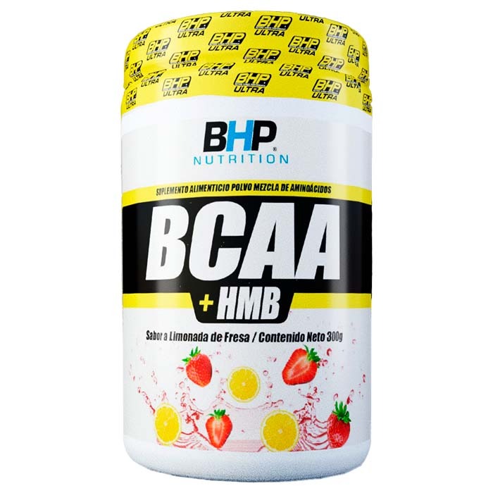 BHP Bcaa + HMB Ultra Polvo Limonada de Fresa 30 serv