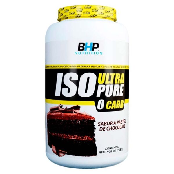 BHP ISO Ultra Pure Cero Carbs Pastel de Chocolate 2 lbs
