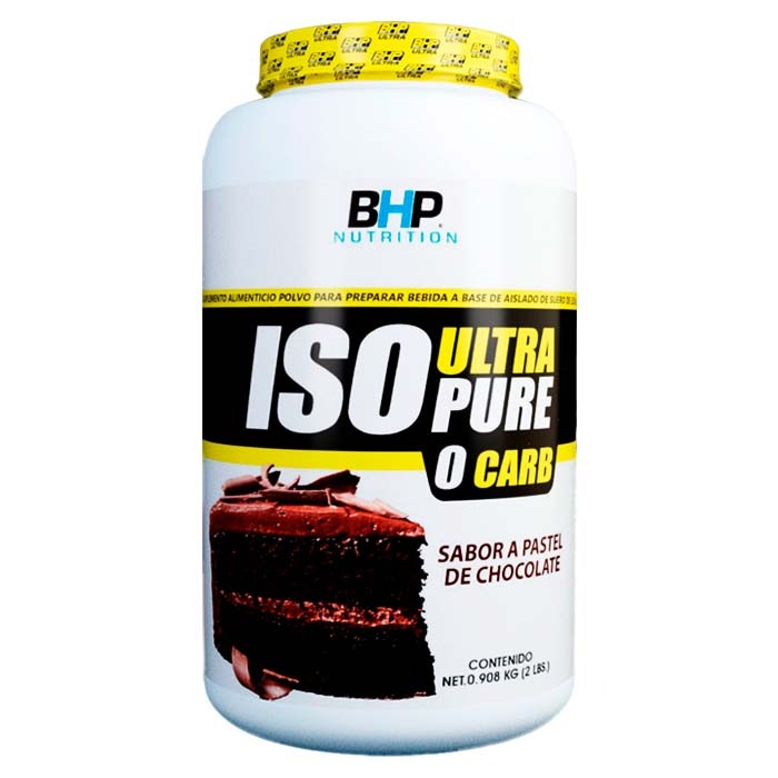 BHP ISO Ultra Pure Cero Carbs Pastel de Chocolate 2 lbs