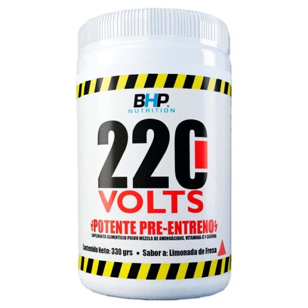 BHP 220 Volts Ultra Pre-entreno Limonada de Fresa 30 serv