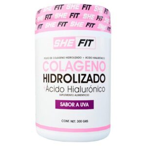 BHP SHE FIT Colágeno + Ácido Hialurónico Uva 30 serv