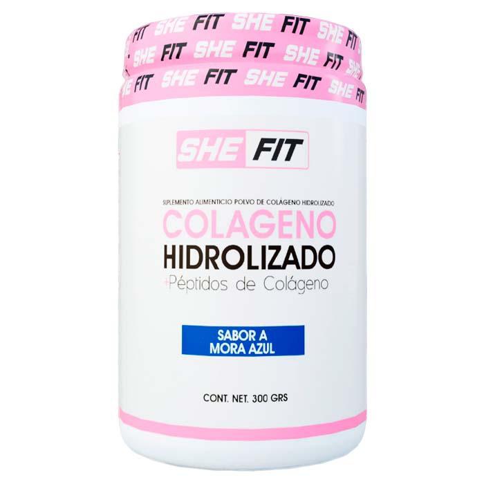 BHP SHE FIT Colágeno Mora Azul 30 serv