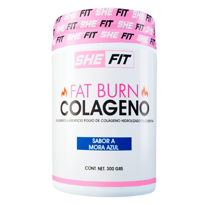 BHP SHE FIT Fat Burn Colágeno Mora Azul 30 serv