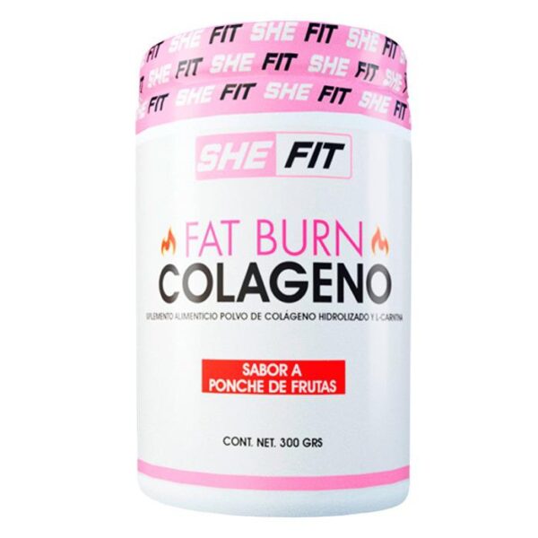 BHP SHE FIT Fat Burn Colágeno Ponche 30 serv