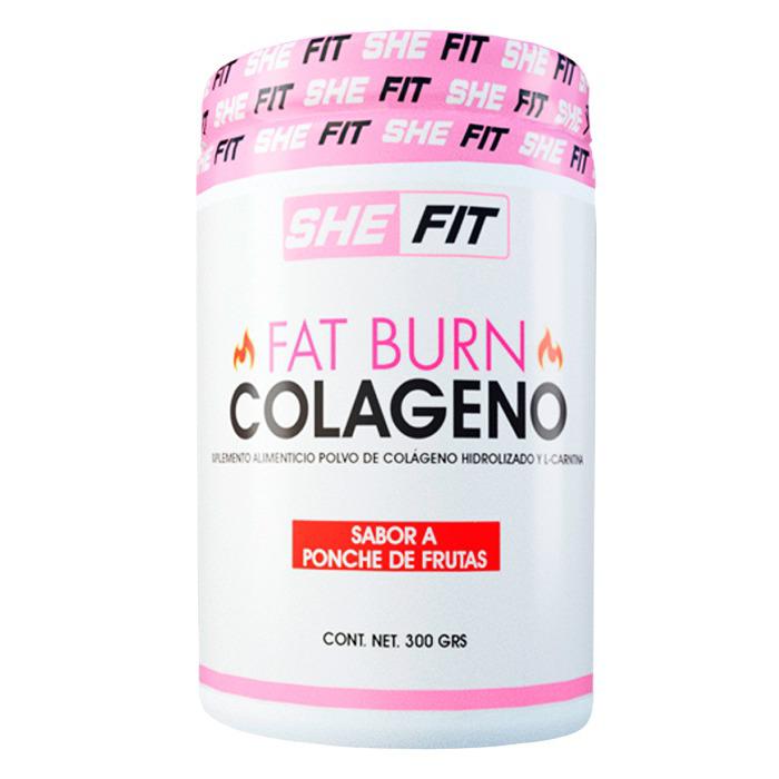 BHP SHE FIT Fat Burn Colágeno Ponche 30 serv