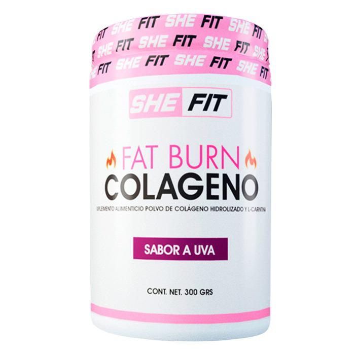 BHP SHE FIT Fat Burn Colágeno Uva 30 serv