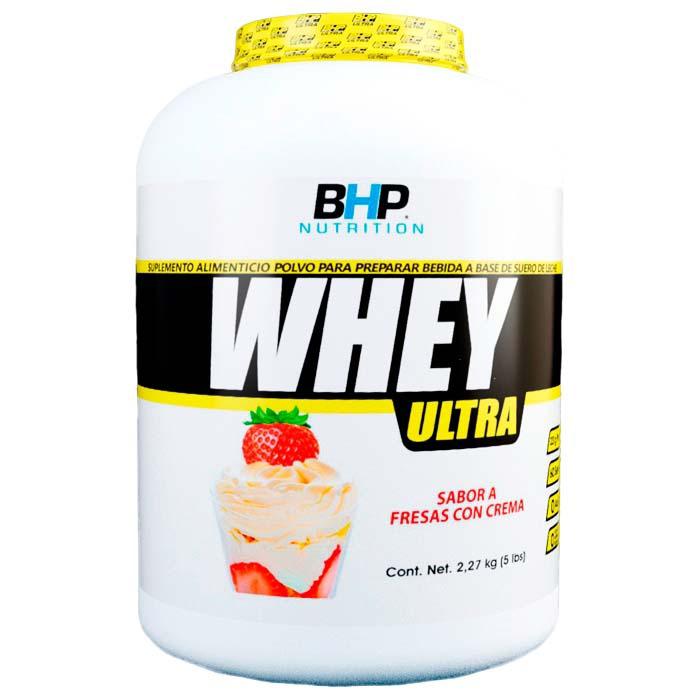 BHP Whey Ultra Fresas con Crema 5 lb
