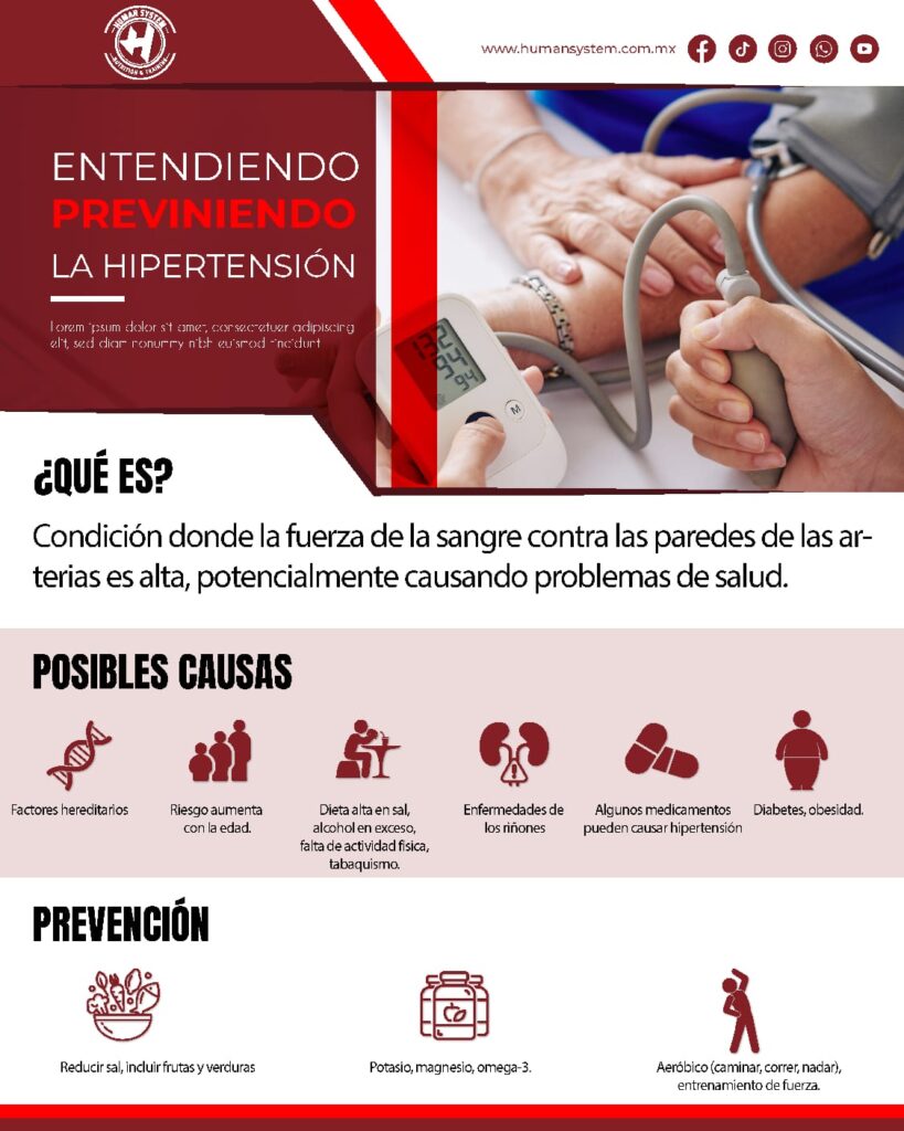 Descubre qué es la hipertensión, sus causas y cómo prevenirla.