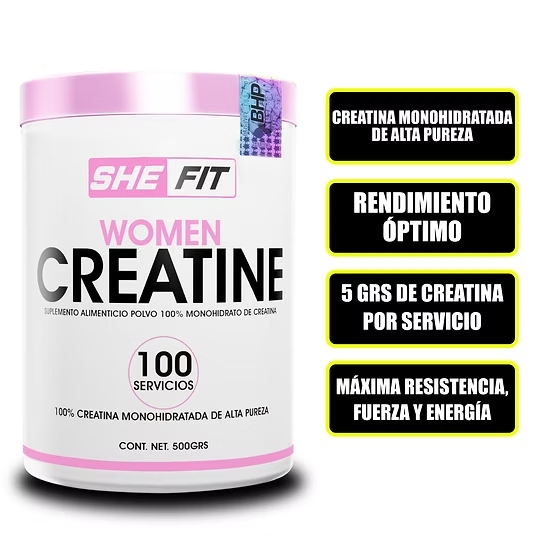 BHP SHE FIT WOMEN CREATINE (500 GMS)