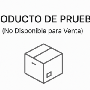 Producto de Prueba (No Disponible para Venta)
